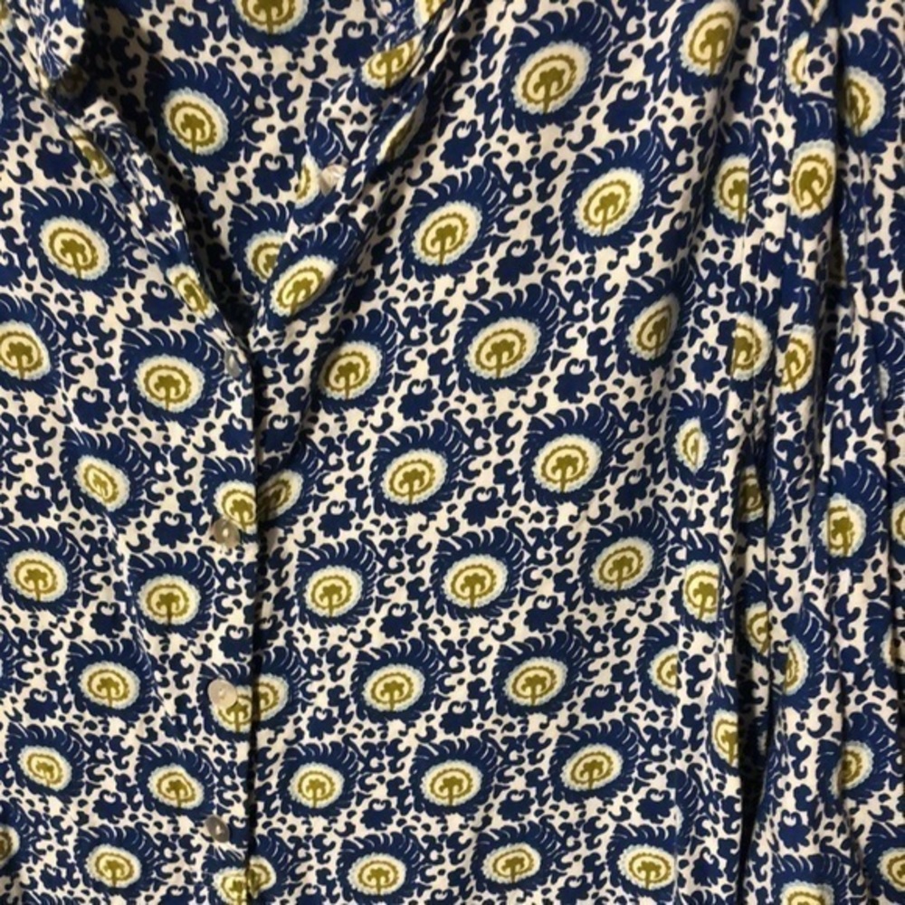 Rock Flower Paper popover tunic‎ blouse size small - Picture 2 of 5